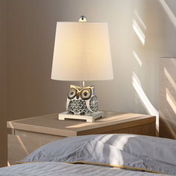 Justina 16" Ceramic Mini LED Table Lamp - JONATHAN Y